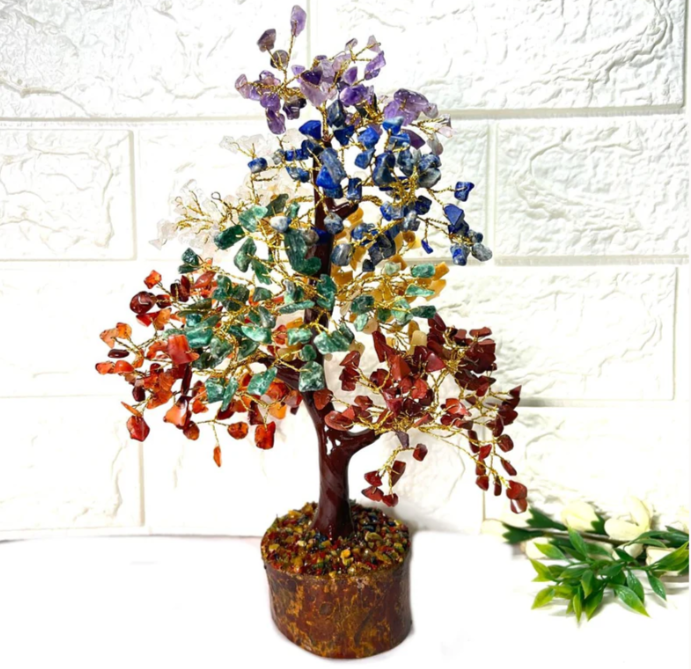 7 Chakra Tree ( 100 beads )